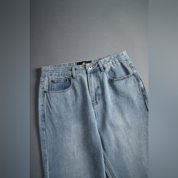 WOLF CHOPPER CAMPBELL DENIM JEANS IN LIGHT WASH - Picture 6 of 11